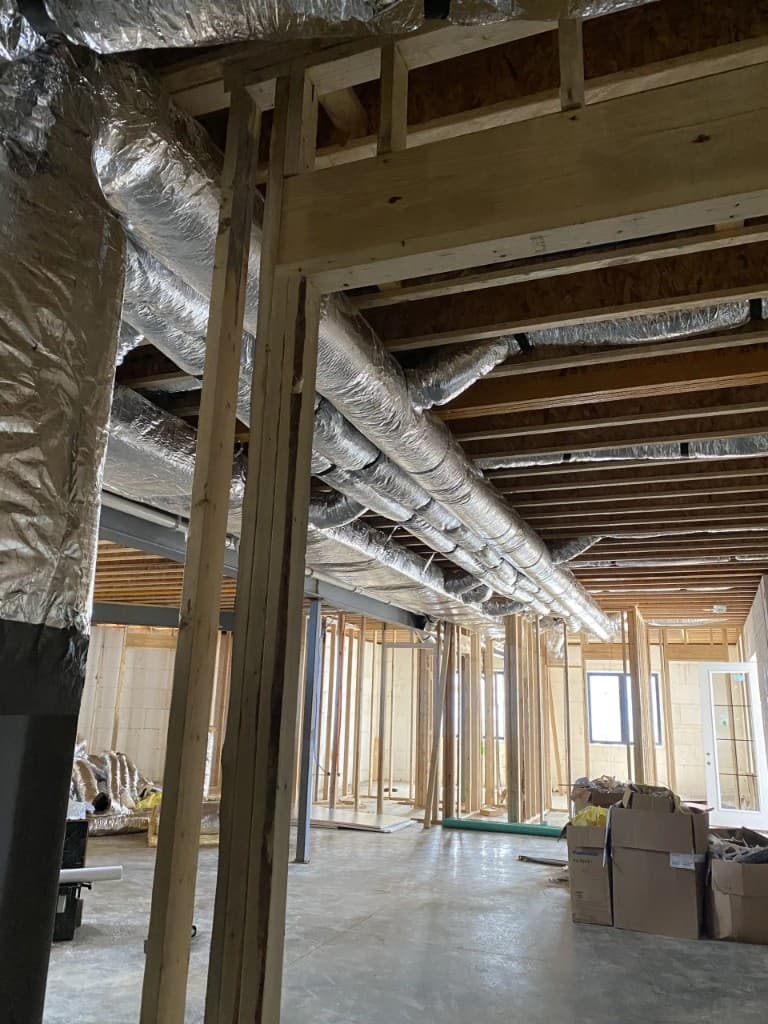 New Construction HVAC Ductwork